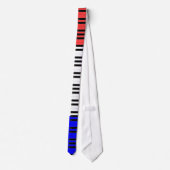 Piano Keys Necktie Stropdas (Achterkant)