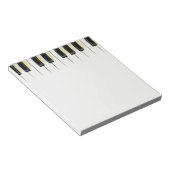 Piano Keys Notitieblok (Schuin)