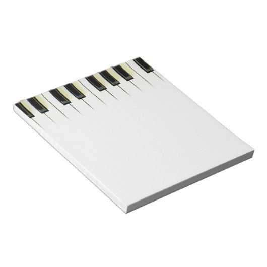 Piano Keys Notitieblok (Schuin)
