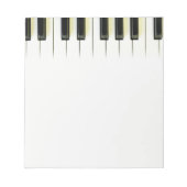 Piano Keys Notitieblok (Voorkant)