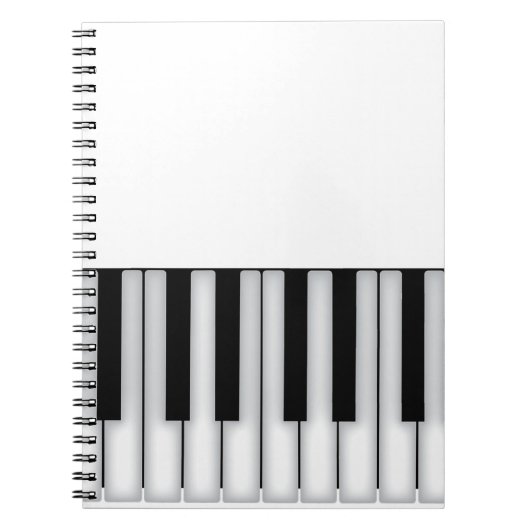 Piano Keys Notitieboek (Voorkant)