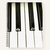 Piano Keys Notitieboek (Voorkant)