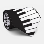 Piano Keys Novelty Stropdas (Opgerold)