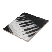 Piano Keys Organ Keys Player Music Black en White Tegeltje (Zijkant)