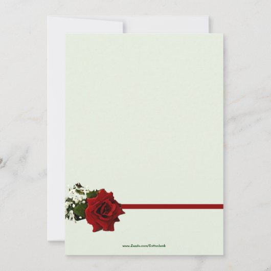 Piano Keys Overweging Uitnodiging (Achterkant)