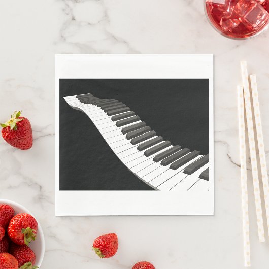 Piano Keys Paper Napkins Servet