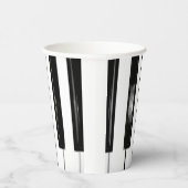 Piano Keys Papieren Bekers (Rechts)