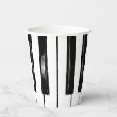 Piano Keys Papieren Bekers (Voorkant)