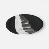 Piano Keys Papieren Borden Papieren Bordje (Gekanteld)