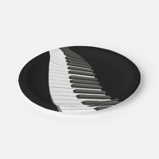 Piano Keys Papieren Borden Papieren Bordje (Gekanteld)