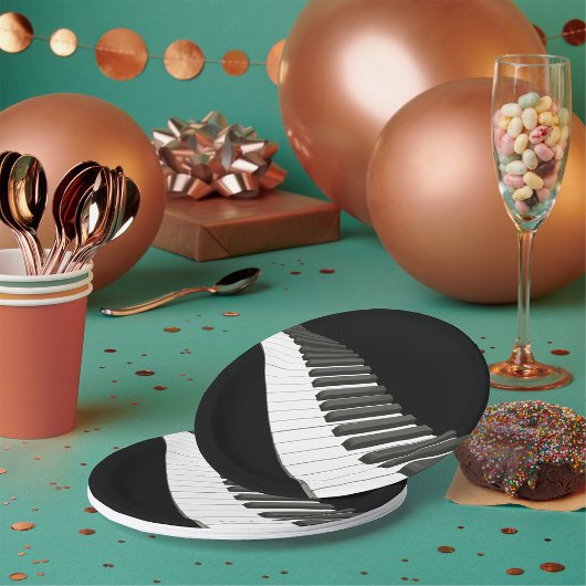Piano Keys Papieren Borden Papieren Bordje