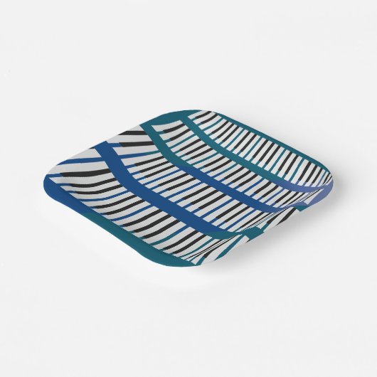 Piano Keys Papieren Bordje (Gebogen)