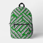 Piano Keys Pattern Bedrukte Rugzak (Voorkant)