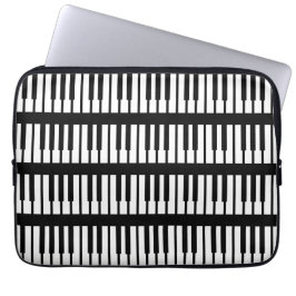 Piano Keys Pattern Laptop Sleeve
