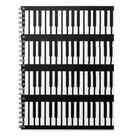 Piano Keys Pattern Notitieboek