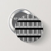 Piano Keys Pattern Ronde Button 5,7 Cm (Voorkant /achterkant)
