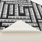 Piano Keys Pattern Sherpa Deken (3/4)