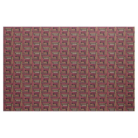 Piano Keys Pattern Stof (Yard (91,4 cm))