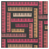 Piano Keys Pattern Stof (Close Up)