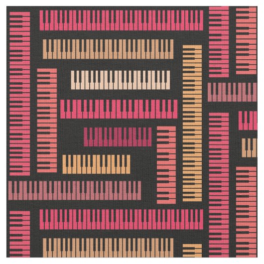 Piano Keys Pattern Stof (Close Up)