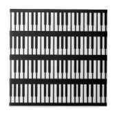 Piano Keys Pattern Tegeltje (Voorkant)