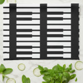 Piano Keys Pattern Theedoek (Gevouwen)