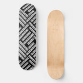 Piano Keys Persoonlijk Skateboard (Voorkant)