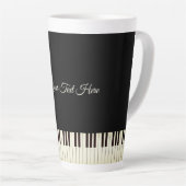 Piano Keys Piano Latte Mok (Rechterhoek)