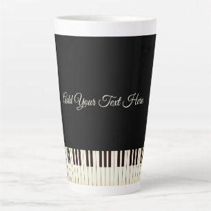 Piano Keys Piano Latte Mok