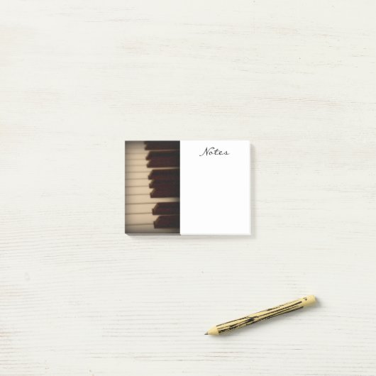 Piano Keys Post it Notes (Op bureau)