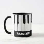 Piano Keys "Practice" Mok tekst (Links)