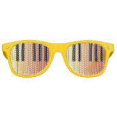 Piano Keys Retro Zonnebril (Voorkant)