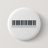 Piano Keys Ronde Button 5,7 Cm (Voorkant)