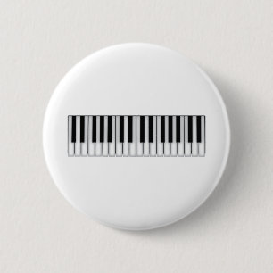 Piano Keys Ronde Button 5,7 Cm