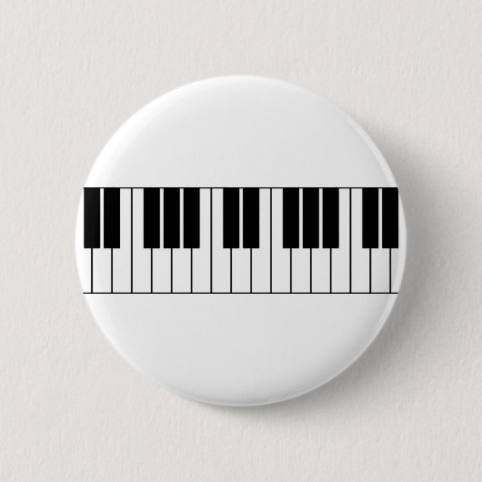 Piano Keys Ronde Button 5,7 Cm (Voorkant)