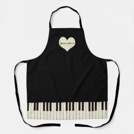 Piano Keys Schort