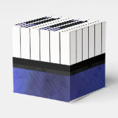 Piano Keys Sheet Music Modern Twist Bedankdoosjes (Voorkant Zijde)