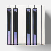 Piano Keys Sheet Music Modern Twist Bedankdoosjes (Bovenkant)