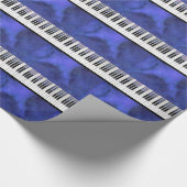 Piano Keys Sheet Music Modern Twist Cadeaupapier (Hoek)