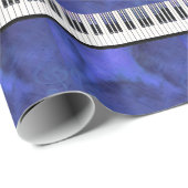 Piano Keys Sheet Music Modern Twist Cadeaupapier (Rol Hoek)