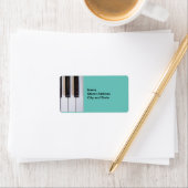 Piano Keys SJABLOON Etiket (Insitu)