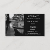 PIANO KEYS - Sjabloon voor visitekaartjes (Achterkant)