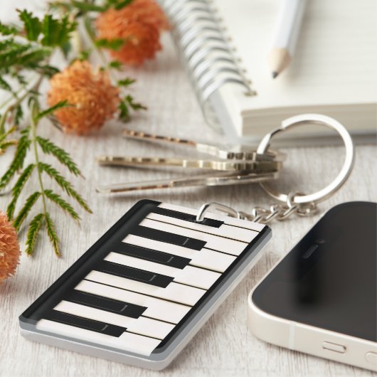 Piano Keys Sleutelhanger (Voorkant Rechts)