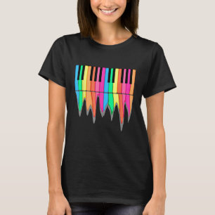 Piano Keys Smelten T-shirt