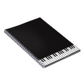 Piano Keys Spiral-laptop Notitieboek (Rechterzijde)