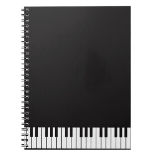 Piano Keys Spiral-laptop Notitieboek