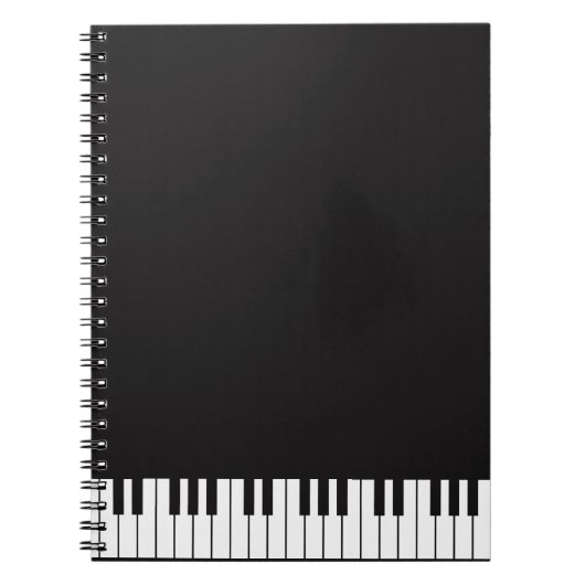 Piano Keys Spiral-laptop Notitieboek (Voorkant)