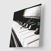 Piano Keys Square Wall Vierkante Klok (Hoek)