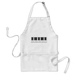 Piano Keys Standaard Schort