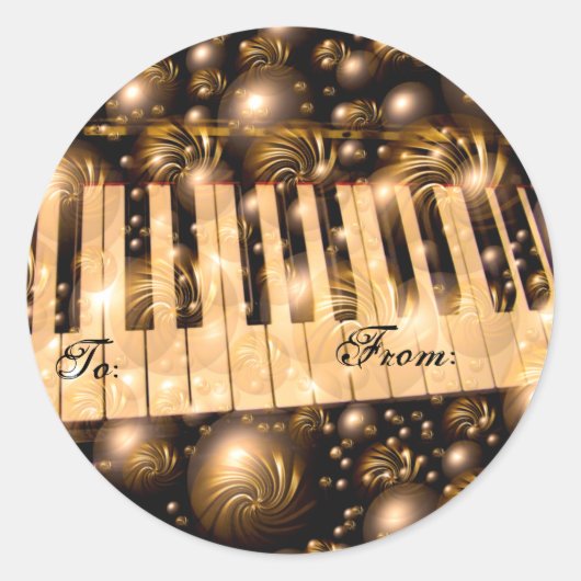 Piano Keys_ Sticker (Voorkant)